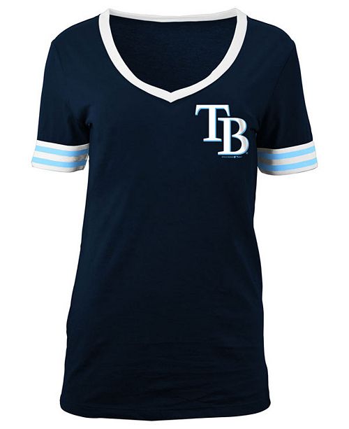 5th Ocean Women S Tampa Bay Rays Retro V Neck T Shirt Reviews