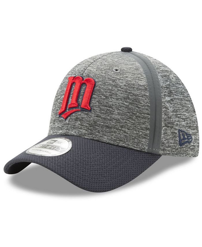 New Era Men's Minnesota Twins 39Thirty Navy Stretch Fit Hat