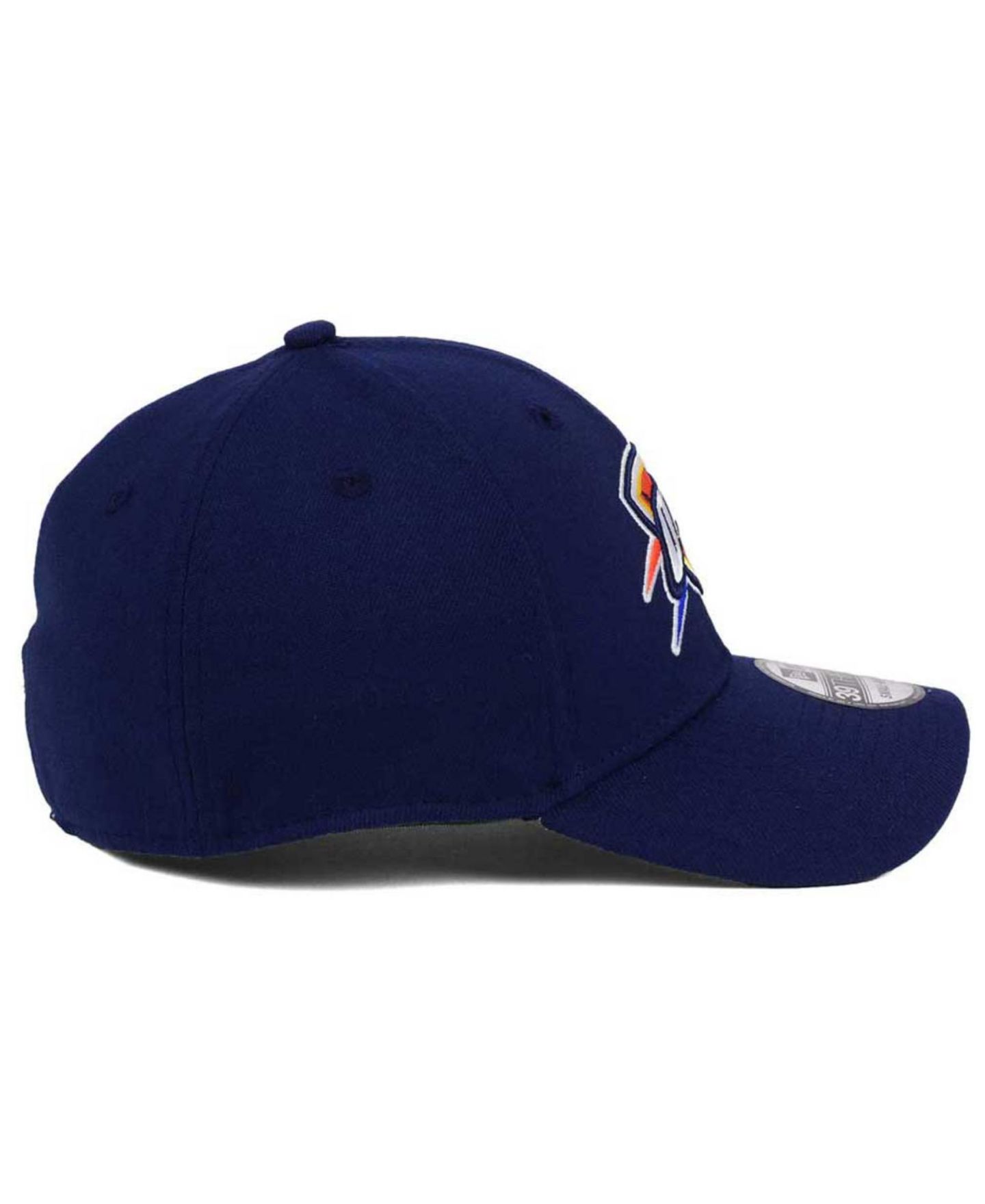 Мужская кепка New Era Oklahoma City Thunder Team Classic 39THIRTY — фото 6