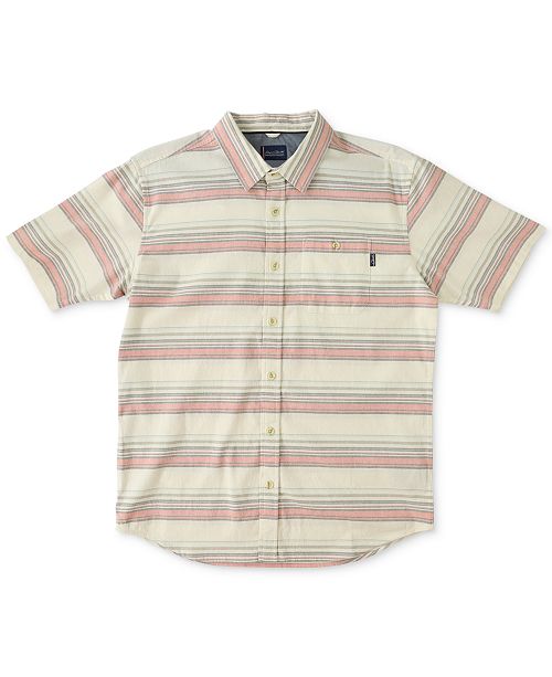 O Neill Men S Pura Vida Striped Cotton Shirt Reviews Casual