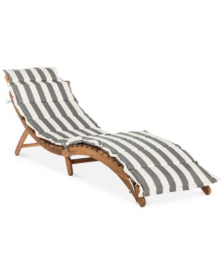 Irena Outdoor 3-Pc. Lounge Set (2 Lounges & 1 End Table)