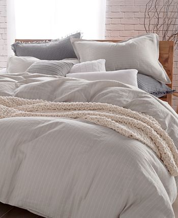 DKNY - PURE Pieced Stripe 12" x 16" Decorative Pillow