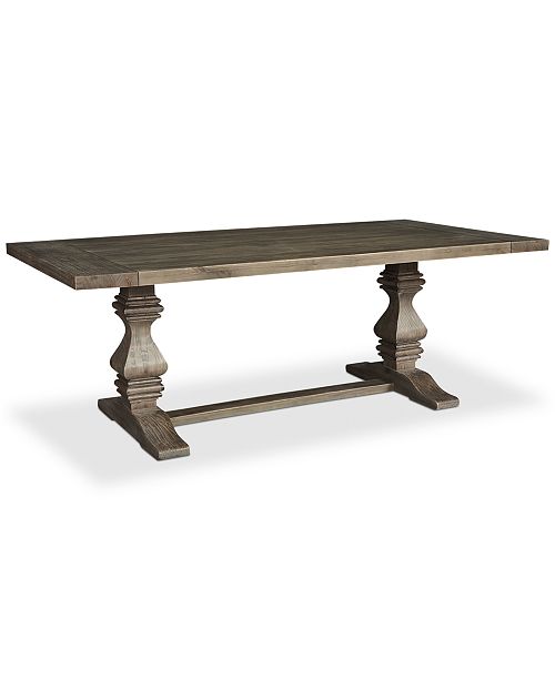 Furniture Tristan Trestle Dining Table Created For Macy S