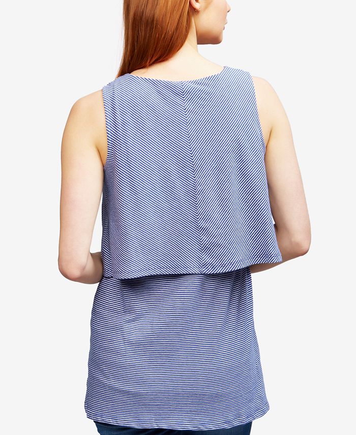 A Pea in the Pod Linen Nursing Top Macy's