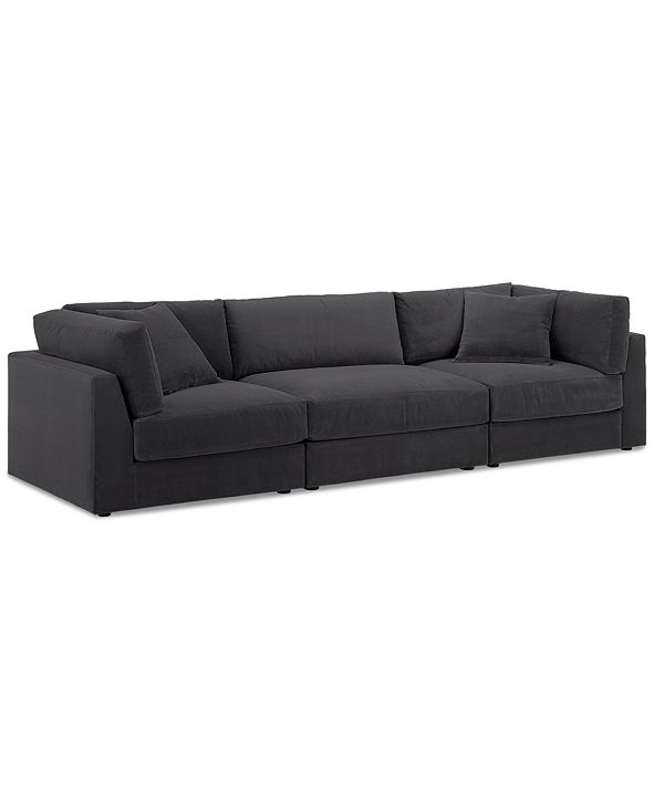 Furniture Aryanna 3Pc. Modular Sofa, Created for Macy's