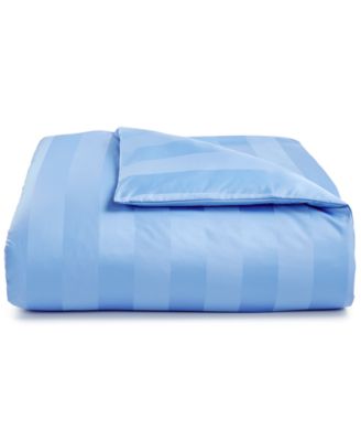 Charter Club - Damask Stripe Pima Cotton 550-Thread Count Twin Duvet Cover
