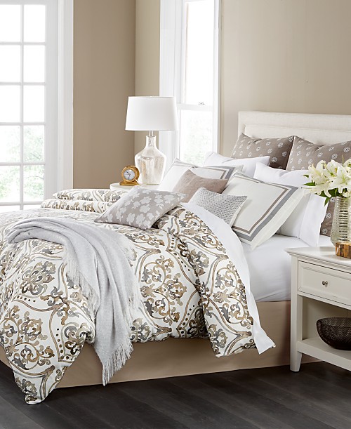 Martha Stewart Collection Victoria Reversible 14-Pc. California King Comforter Set, Only at Macy ...