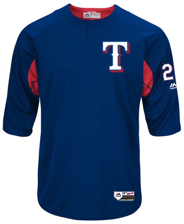 Majestic Men s Adrian Beltre Texas Rangers On Field BP Trainer