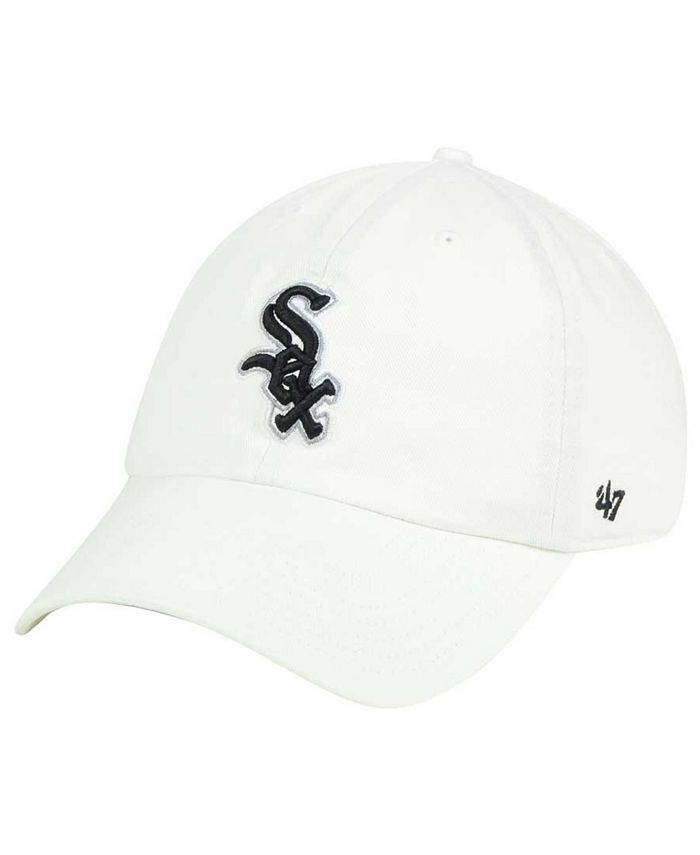 '47 Brand Chicago White Sox White Clean Up Cap - Macy's