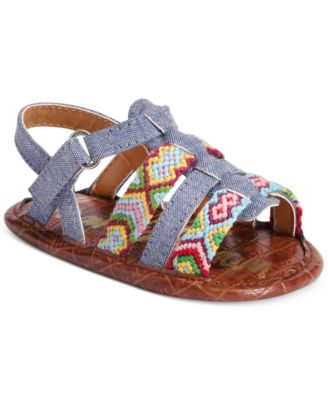 Sam Edelman - Noa Chambray Sandals, Baby Girls (0-4)