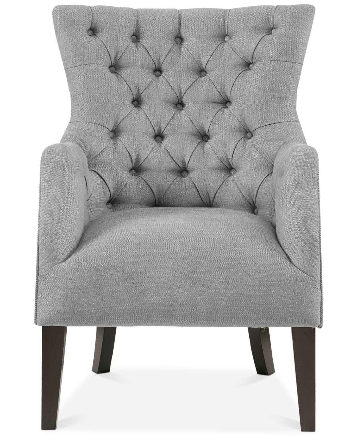 Madison Park Hannah Button Tufted Wing Accent Chair