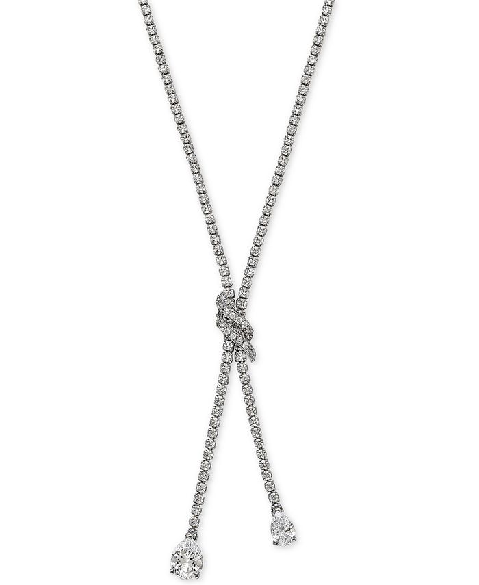 Cubic zirconia 2024 lariat necklace