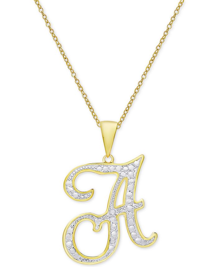 Macy's 18k gold best sale necklace