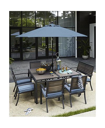 CLOSEOUT! Harlough Outdoor Dining Collection, Created for Macy&#39;s - Furniture - Macy&#39;s