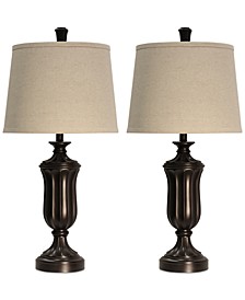 Set of 2 Madison Round Table Lamps