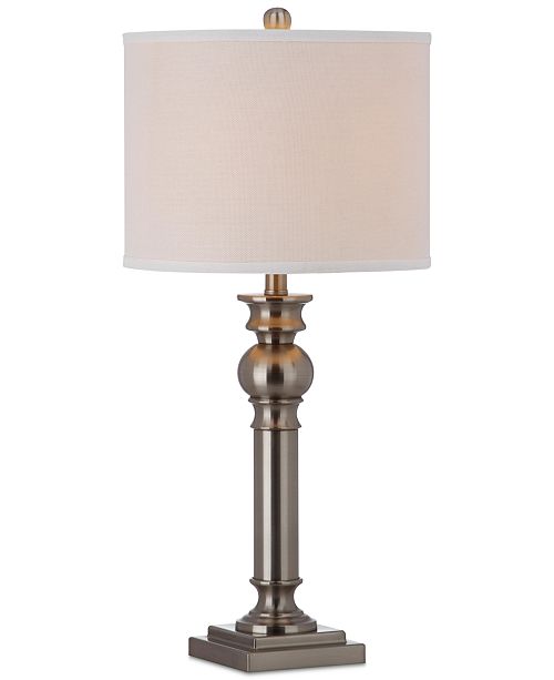 Safavieh Set Of 2 Argos Column Platinum Tone Table Lamps Reviews