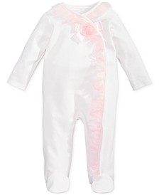 Baby Girls Footed Tulle Coverall, Created for Macy's