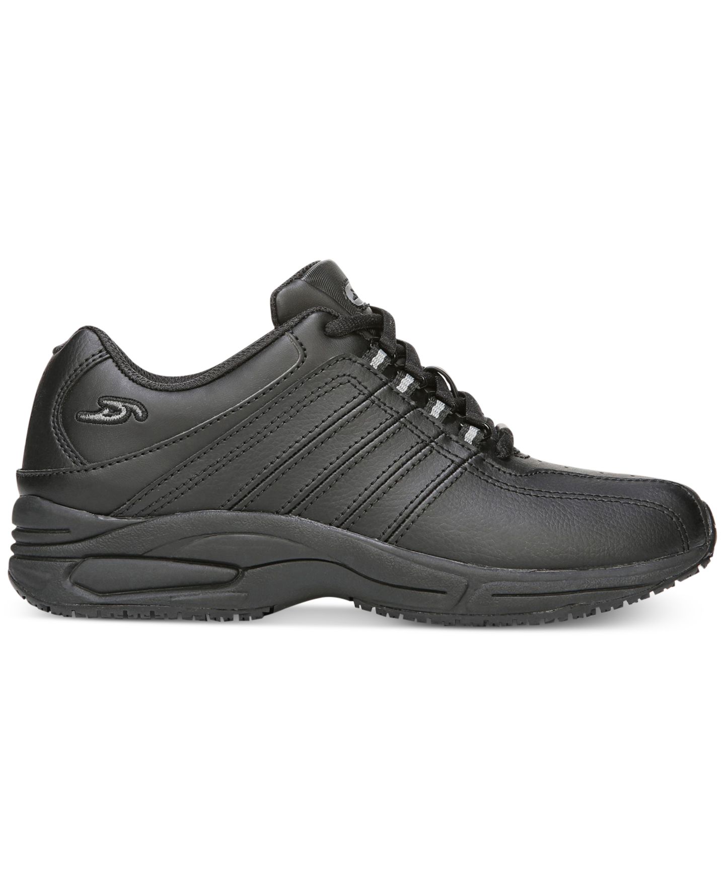 Женские кроссовки Dr. Scholl's Kimberly II Slip-Resistant Work Sneakers, цвет: Чёрный кожаный — фото 2