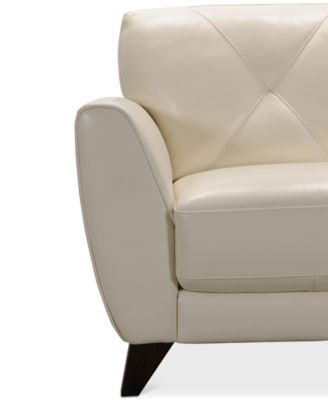Myia 62" Leather Loveseat