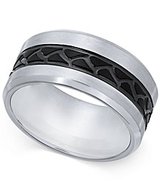 Men's Stainless Steel Tire Tread Ring 