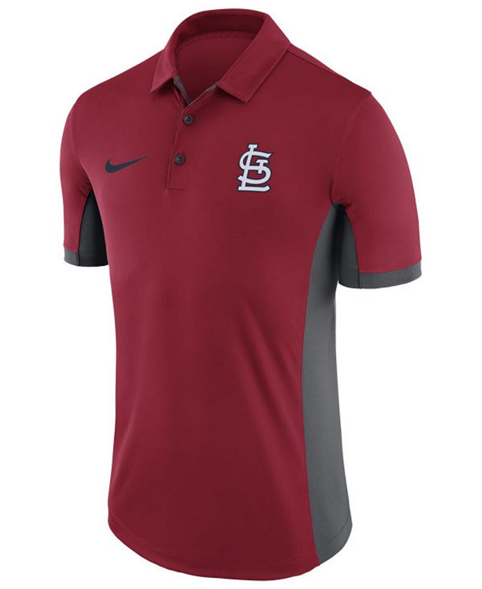 Nike Men's St. Louis Cardinals Navy Logo Franchise Polo T-Shirt