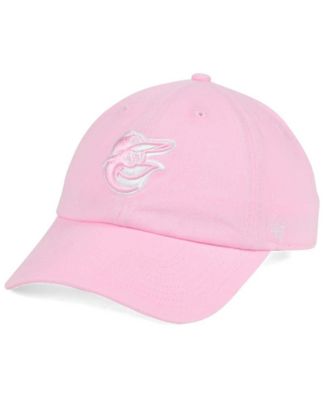 '47 Brand Baltimore Orioles Pink White Clean Up Cap - Macy's