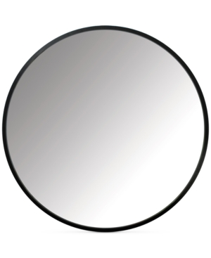 Umbra Hub Round Wall Mirror, 24" X 24" In Black