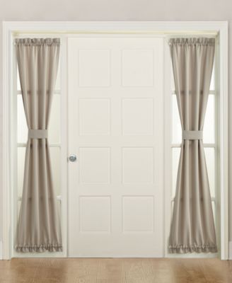 Grant Room Darkening Rod Pocket Door Sidelight Curtain Panel