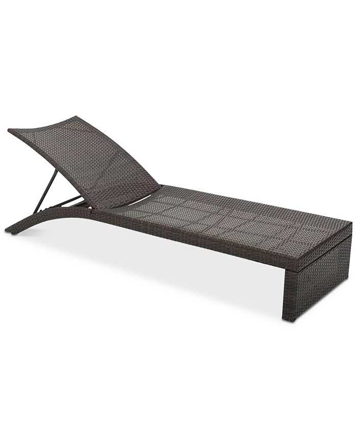 Furniture Frati Outdoor Chaise Lounge, Quick Ship Macy's