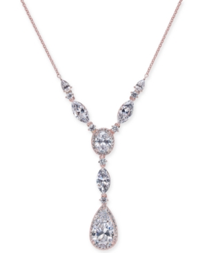 image of Eliot Danori Crystal Y-Neck Necklace, Created for Macy-s