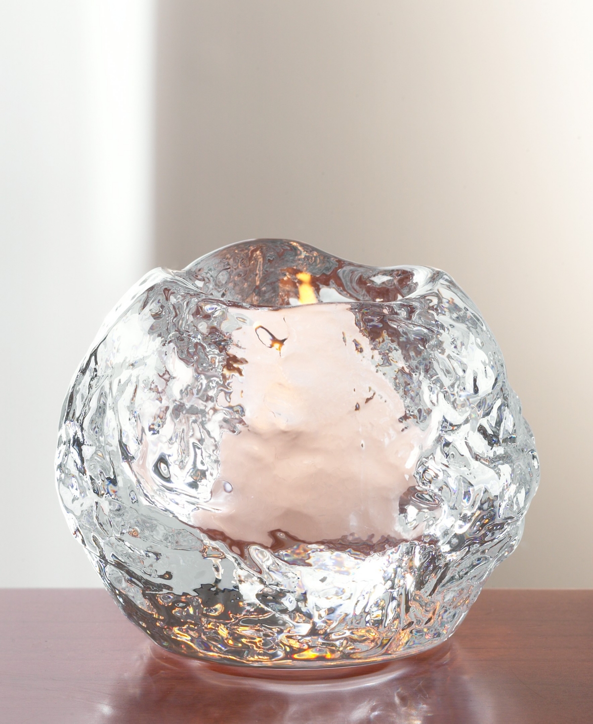 Kosta Boda Snowball Votive In No Color
