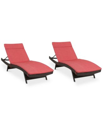 Farron Cushion Adjustable Lounges (Set Of 2)