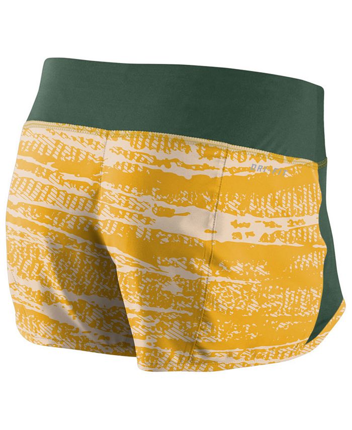 Nike Women's Green Bay Packers Printed Crew Shorts - Macy's