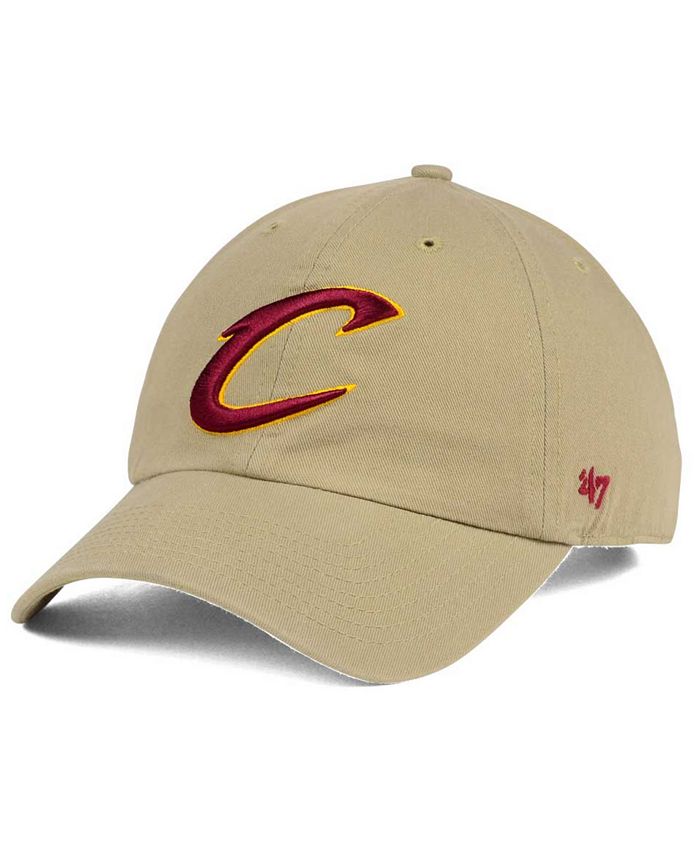 '47 Brand Cleveland Cavaliers Khaki CLEAN UP Cap - Macy's