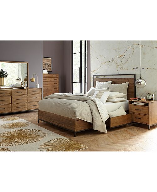 Furniture Gatlin Storage Queen Platform Bed, Created for Macy&#39;s & Reviews - Furniture - Macy&#39;s