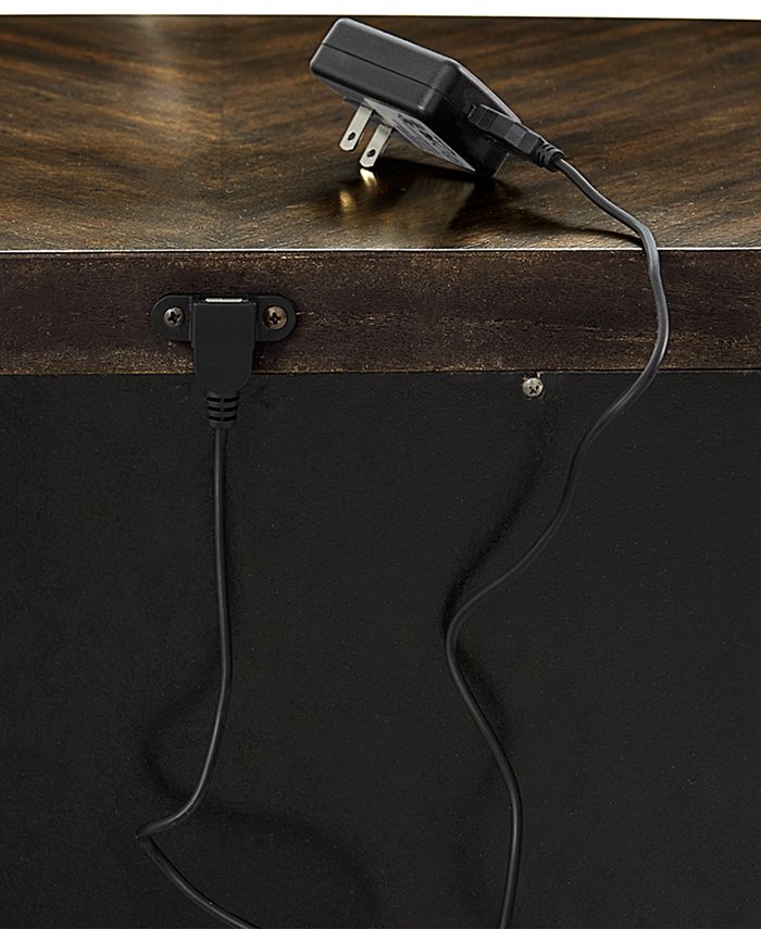 Furniture Closeout! Fairbanks USB Outlet Nightstand, Created for Macy's