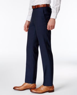●MIDNIGHT MOVE● bl fit pants blue 24su28 Bar III Midnight Blue Slim-Fit Pants, Created for Macy's