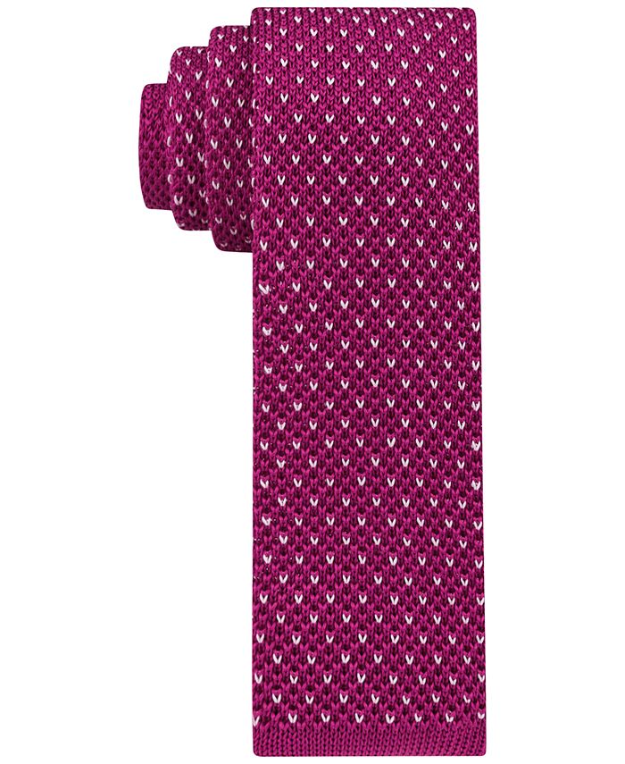Tommy Hilfiger Men s Knit Birds Eye Skinny Tie Macy s