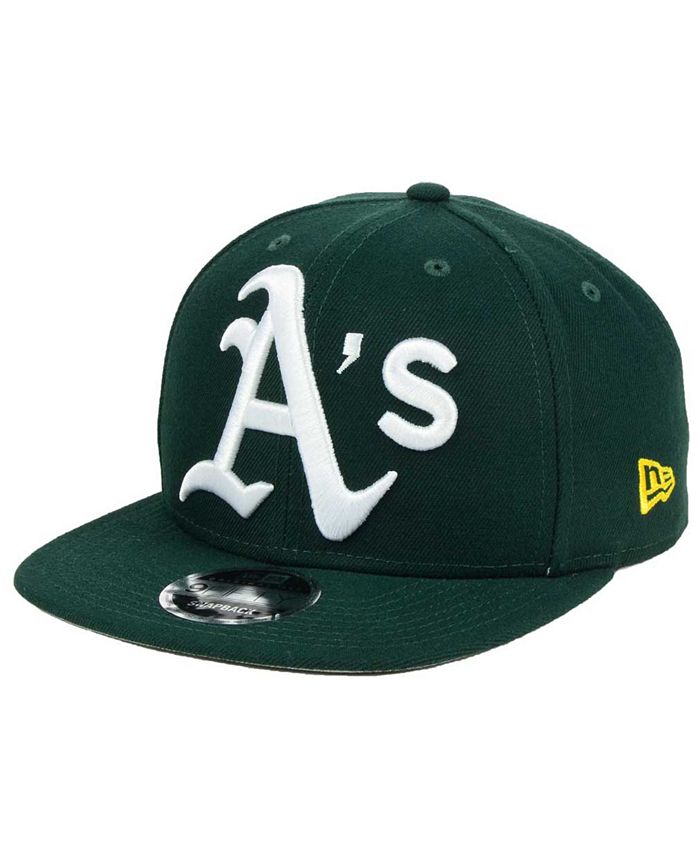 New Era Oakland Athletics Logo Grand 9FIFTY Snapback Cap - Macy's