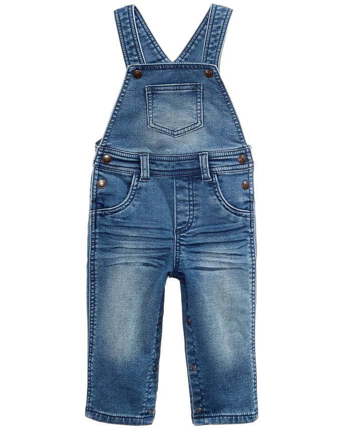 First Impressions Denim Overalls, Baby Boys, Created for Macy's - Macy's