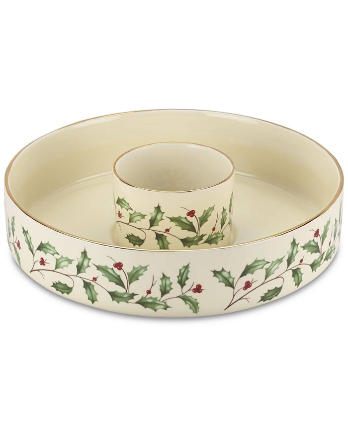 Lenox Holiday Chip & Dip Set Macy's
