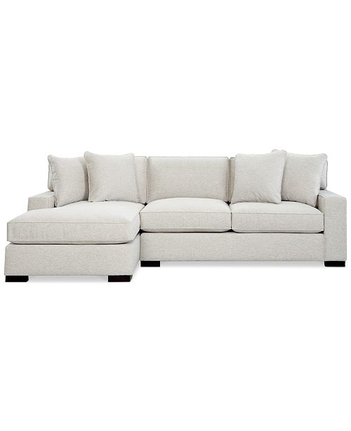 Furniture Bangor 2Pc. Sectional Sofa with Chaise, Created for Macy's