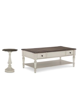 Furniture - Barclay Table  Set, 2-Pc. Set (Coffee Table & Octagon End Table)