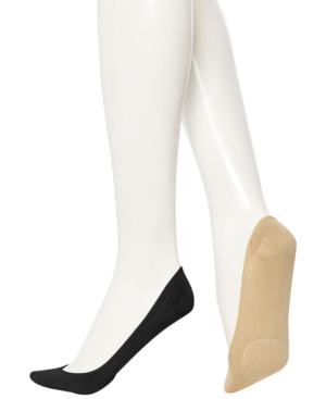 Hue Women's Padded Hidden Microfiber Liner Socks