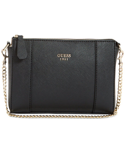 GUESS Kamryn Mini Convertible Chain Strap Crossbody - Handbags & Accessories - Macy&#39;s