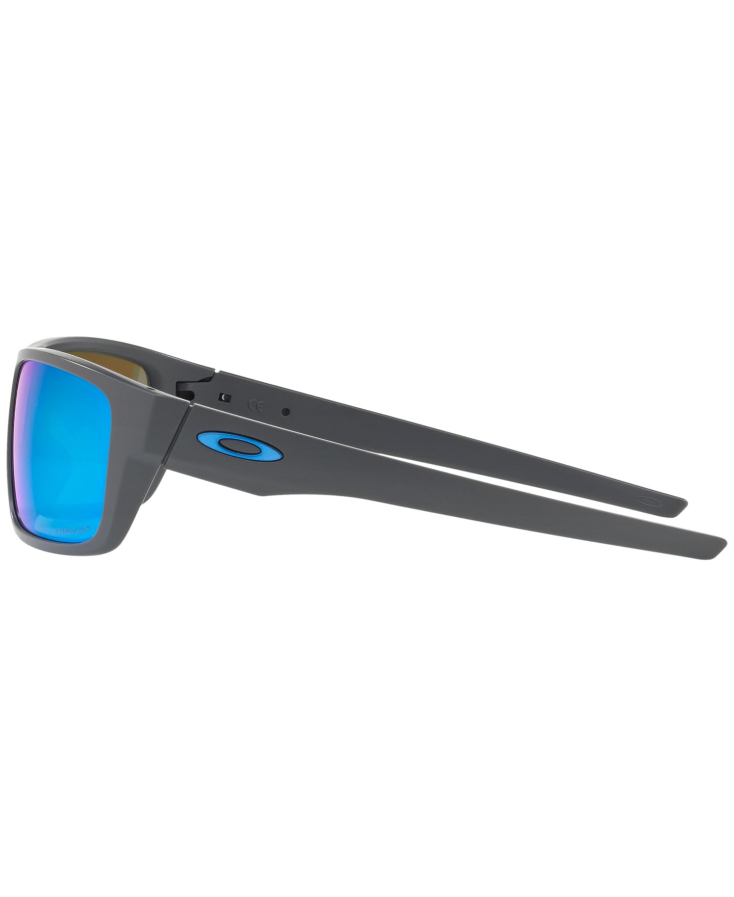 Мужские солнцезащитные очки Oakley Polarized Drop Point Prizm Polarized, OO9367 60, цвет: Серый / Синий — фото 6