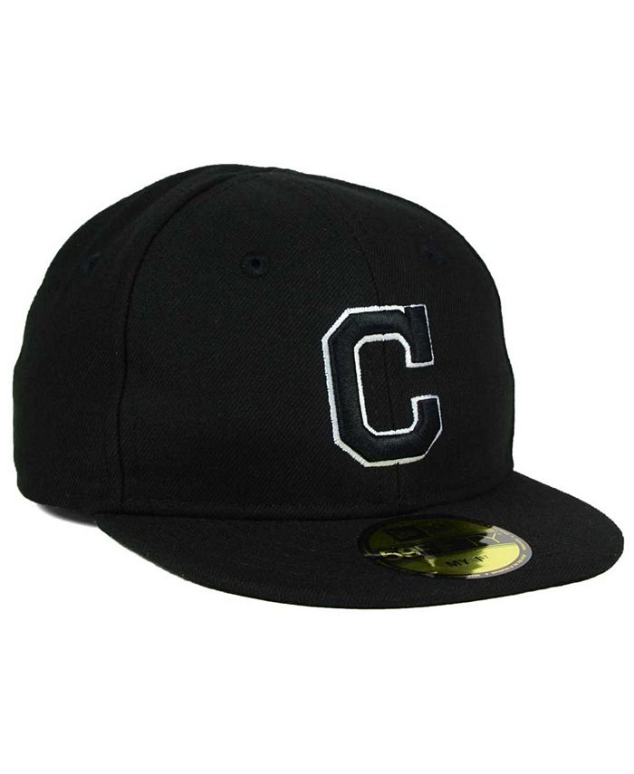 New Era Cleveland Indians My First Black/White 59FIFTY Fitted Cap - Macy's