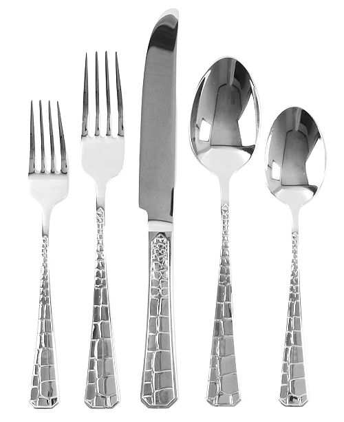 Lauren Ralph Lauren Flatware 18/10, Crocodile Collection Flatware