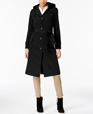 London Fog Petite Belted Trench Coat - Macy's