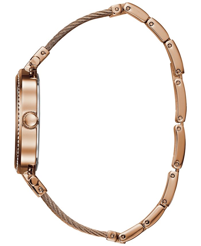 Rose gold cable bracelet clearance